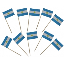 Argentyna flaga wykałaczki z flagą pikery